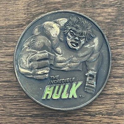 RARE Vintage 1979 Belt Buckle The Incredible Hulk Marvel Comics Novelty Gift - Image 1 of 4