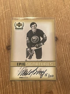 1999 Upper Deck Century Legends Mike Bossy /100 Auto SSP Islanders - Picture 1 of 2
