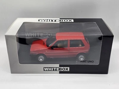 Fiat Uno 45 3 Porte Rosso 1:24 WHITEBOX In Box - Immagine 1 di 4