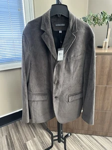 JOHN VARVATOS Corduroy Blazer w/ Metal Buttons and Hood Size 52/L - Picture 1 of 16