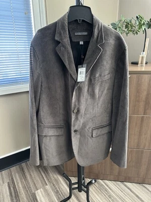 JOHN VARVATOS Corduroy Blazer w/ Metal Buttons and Hood Size 52/L - Image 1 of 4