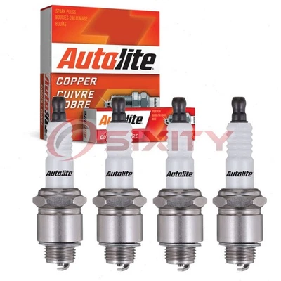 4 pc Autolite Copper Core Spark Plugs for 1948-1952 Crosley Panel Delivery gl - Image 1 of 4