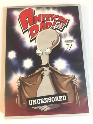 American Dad Volume 7 Uncensored DVD Ships Same Day With Tracking - Image 1 of 4