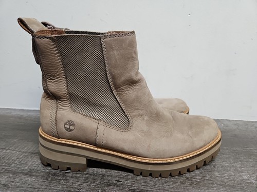Stivali Timberland donna 9 Courmayeur Valley Chelsea stivaletti A1RRK pelle marrone