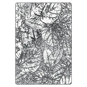 Tim Holtz 3-D Texture Fades ~ FOLIAGE LARGE~ Sizzix Embossing Folder ~ 666916 - Picture 1 of 1