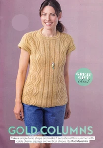 STRICKMUSTER TUNIKA OBERTEIL 81-133cm ZOPFMUSTER STRUKTUR ARAN SKM M8A - Bild 1 von 1