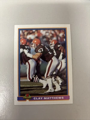 1991 Bowman - Clay Matthews #95 - Image 1 of 2