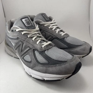 NEW BALANCE 990v4 Gris Tenis para Correr Para Hombre Talla 12.5 2A AA’s Faltan Plantillas* - Imagen 1 de 21