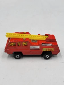 1975 Matchbox Superfast Blaze Buster Fire Ladder Truck No 22 Lesney England - Picture 1 of 15