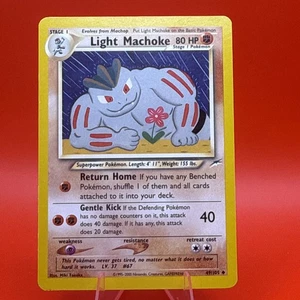 Pokémon TCG Light Machoke Neo Destiny 49/105 Regular - Bild 1 von 7