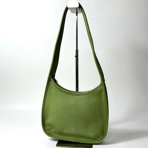 Bolso de Hombro COACH 9020 Ergo Cuero Verde Logo Dije De Colección De Japón - Imagen 1 de 24