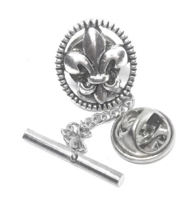 FLEUR DE LIS TIE TACK - Image 1 of 4