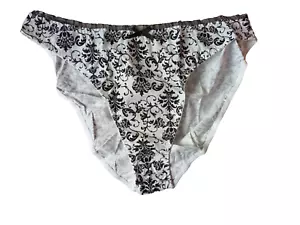 Calzoncillos de patrón antiguo Avon 98068 blancos y negros 100 % algodón Reino Unido 18/20 - Imagen 1 de 4