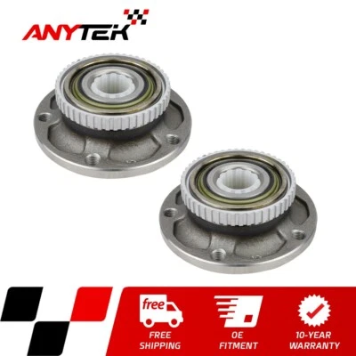 Pair Front Wheel Hub Bearing for 1991-1993 BMW M5 1989-1991 525i 535i 735i 750iL - Image 1 of 4