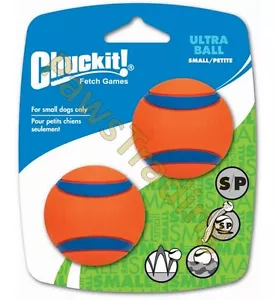Chuckit SMALL ULTRA Ball Floating Strong Dog Chew Ball Play Fetch - Picture 1 of 3