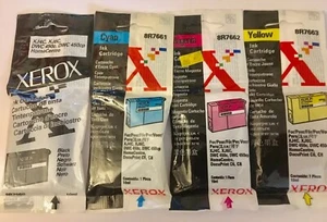 GENUINE AUTHENTIC XEROX 8R7660 8R7661 8R7662 8R7663 INK CARTRIDGE 4 PACK - Picture 1 of 1