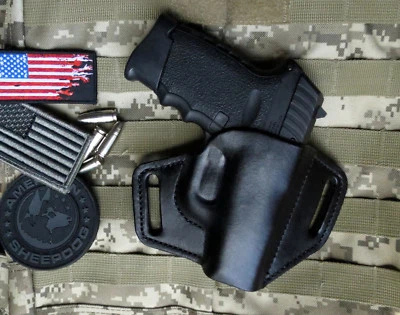 SCCY CPX-2 Leather Holster Built In Sweat Shield, Made In USA - Image 1 of 3