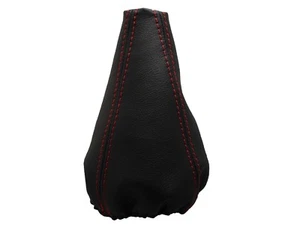Manguito de cambios de hilo rojo cuero auténtico para FIAT PANDA I 1980-2004 - Imagen 1 de 1