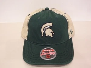 Vintage NCAA Michigan State Spartans Snapback Cap Hat 90s Zephyr NEW NWT Mesh - Picture 1 of 4