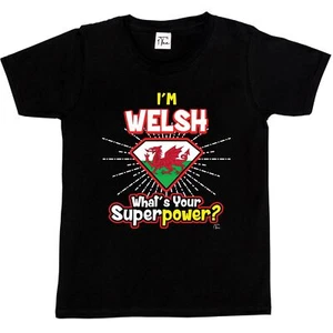 1 T-Shirt Kinder Jungen I'm Welsh What's Your Superpower - Bild 1 von 25