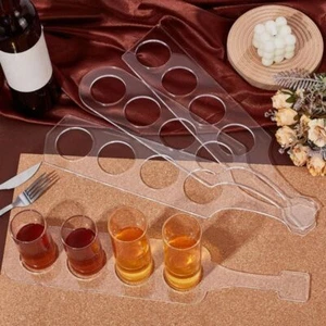 Reusable Wine Flight Paddle Board Drink Flight Router Guide Tool Woodworking - Picture 1 of 15