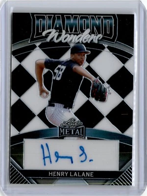 2024 Metal Diamond Wonders Black Henry Lalane Auto 1/5 (B84) Yankees - Image 1 of 2