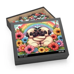 Pug Dog Friends Puzzle (120, 252 y 500 piezas) - Imagen 1 de 3