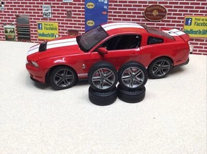 1/18 GREENLIGHT 2010 FORD SHELBY GT-500 Wheels for repairs or diorama brand new - Picture 1 of 12