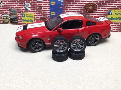 1/18 GREENLIGHT 2010 FORD SHELBY GT-500 Wheels for repairs or diorama brand new - Image 1 of 4
