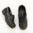 Sanita Women's Black Slip Resistant Comfort Shoes Clogs Size 38