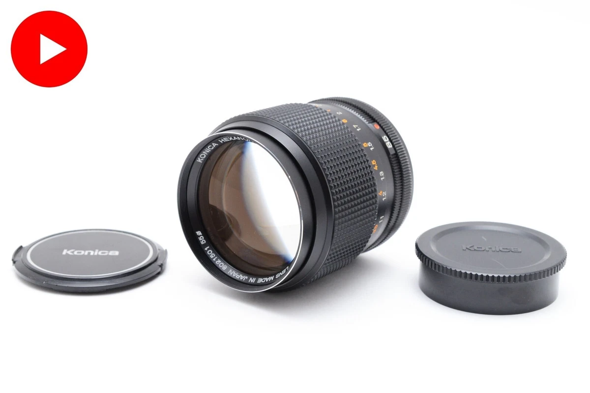 KONICA MINOLTA 85mm 50mm 100mm 100-300mm セット Aマウント Konica Hexanon AR EE 85mm F1.8 Portrait Lens #10771 - £249.00