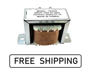 Philmore TR241R - 24VAC @ 500 mA Power Transformer Center Tap 4.5-0-4.5V - Picture 1 of 3