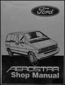 1986 Ford Aerostar Mini Furgone OEM Riparazione Shop Manuale 86 Servizio Libro - Foto 1 di 1