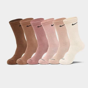 Nike Everyday Plus Cushion Crew Multi Color Socks Size Large SX6897 904 6 Pairs - Picture 1 of 10