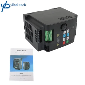 2.2 KW VFD 1 to 3 Phase Variable Frequency Drive Inverter 220 V 3 HP - Picture 1 of 9