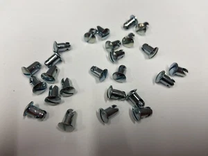 3/16" x .250 Grip Oval Head Steel Dzus Button / Quarter Turn Fastener- Lot of 25 - Picture 1 of 1