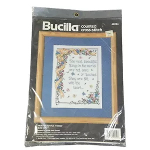 Bucilla Most Beautiful Things Counted Cross Stitch Kit # 40254 NEW Butterflies - Picture 1 of 3