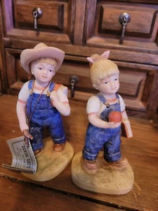 Home Interior Denim Days #1513 "School Days " Figurine - Picture 1 of 5