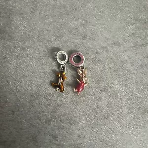 Tigger And Piglet from Winnie the Pooh Pandora Charms - Picture 1 of 5
