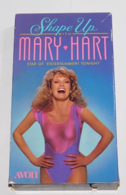 Shape Up With Mary Hart- Star of 'Entertainment Tonight' (VHS, 1989) - GOOD - Image 1 of 3