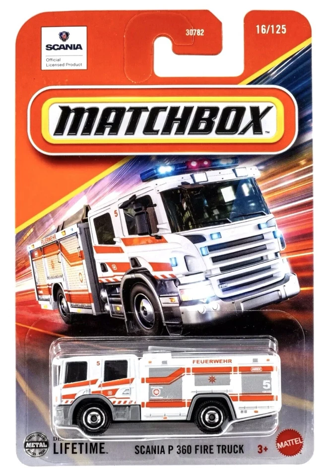 MATCHBOX SCANIA P360 FIRE TRUCK 2025 - Image 1 of 1