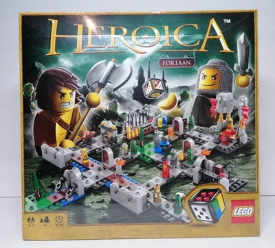 LEGO 3860 Castle Fortaan Heroica Jeu de societé Board Game - 2012 Scellé Sealed - Photo 1/4