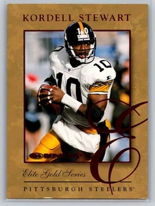 1997 Donruss Elite Gold Series #16 Kordell Stewart /2000 Pittsburgh Steelers - Picture 1 of 2