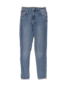 ZARA Womens Skinny Jeans EU 38 Small W28 L28 Blue Cotton NC05 - Picture 1 of 4
