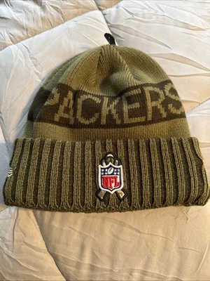 GORRO DE PUNTO GREEN BAY PACKERS NEW ERA SALUDO AL SERVICIO NUEVO CON ETIQUETAS 2025 Foto 1 de 4