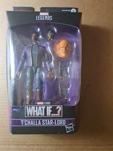 T’Challa Star-Lord Marvel Legends MCU What If...? Watcher BAF New Hasbro figure - Picture 1 of 2
