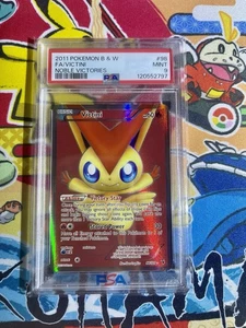 PSA 9 2011 Pokemon Victini Full Art Noble B&W Noble Victories 98/101 - Picture 1 of 2