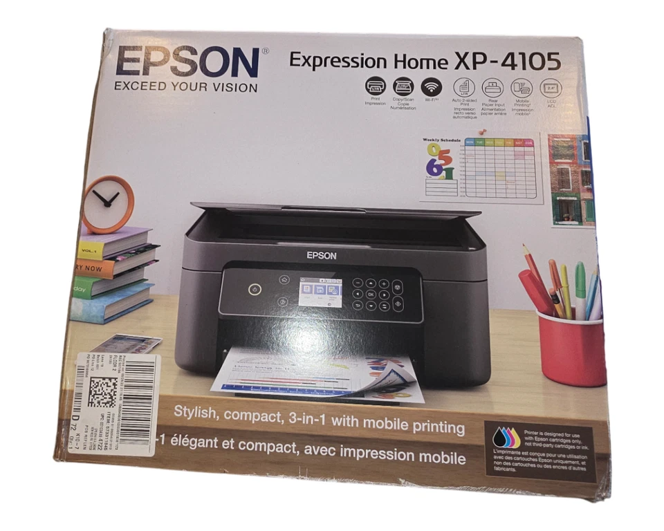 Epson Expression Home XP-4105 All-In-One Inkjet Printer - Image 1 of 4