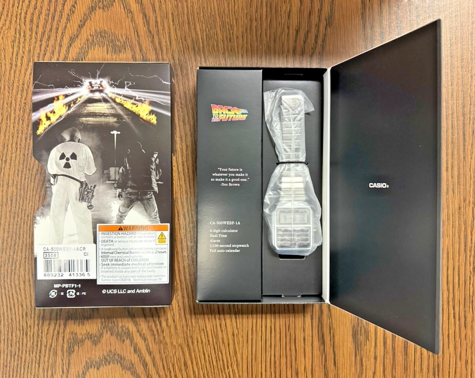 Casio Back To The Future Limited Edition Watch CA-500WEBF-1A