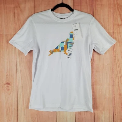 Camiseta Staple Pigeon Para Hombre XS Blanca Estampado Gráfico Algodón Cuello Redondo Exterior Foto 1 de 4